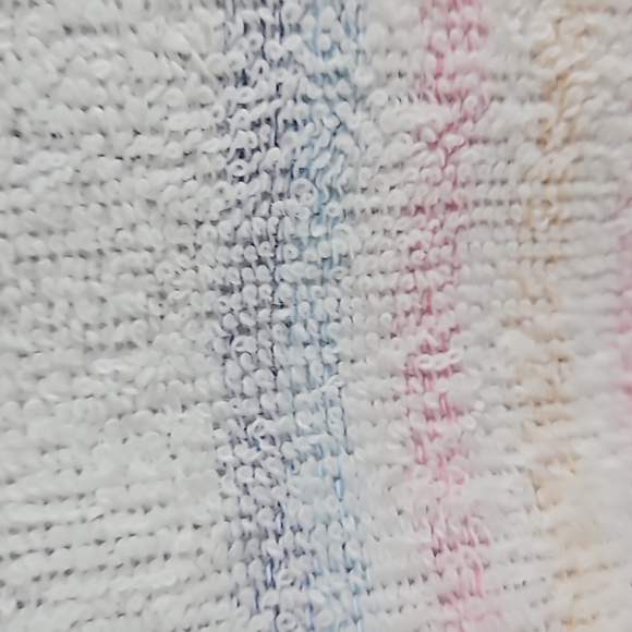 Surf Style | Women's Terry Stripes Raw Edges Gulf Shores Alabama Hoodie Sz L - Picture 9 of 11